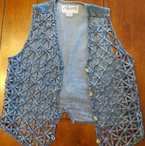 Denim vest by asapo